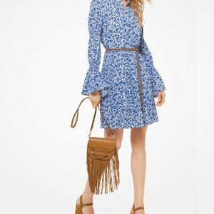MICHAEL MICHAEL KORS Floral Crepe Shirtdress